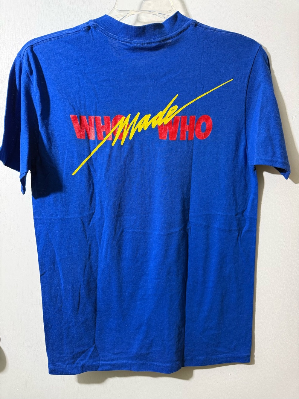 Vintage 1986 AC/DC Who Made Who North American Tour T-Shirt Sz L A-06 #7